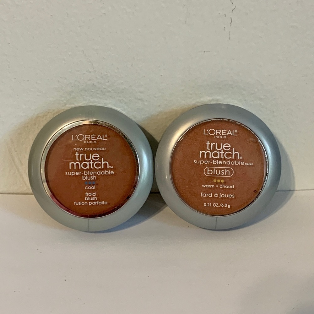 Loreal True Match Blush SET Rosy Outlook Subtle Sable Pink c5-6 w 5-6 Warm Cool
